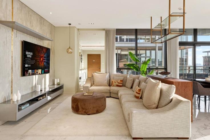Salle de séjour élégante avec mobilier moderne dans un appartement à Building Al Wasl Road - first-class - 1541020 à Al Wasl, Dubai Salle de séjour élégante avec mobilier moderne dans un appartement à Building Al Wasl Road - first-class - 1541020 à Al Wasl, Dubai