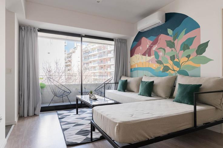 Building Aráoz - fliphaus - 1048977 - ARG adresindeki bir dairede modern mobilyalarla zarif bir şekilde tasarlanmış oturma odası Buenos Aires, Buenos Aires