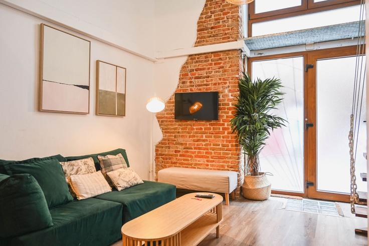 Moncloa - Aravaca, Madrid에 위치한 Building Calle de Juan Álvarez Mendizábal - for-you-rentals - 1264355 - MAD 아파트의 세련된 인테리어가 돋보이는 거실 Moncloa - Aravaca, Madrid에 위치한 Building Calle de Juan Álvarez Mendizábal - for-you-rentals - 1264355 - MAD 아파트의 세련된 인테리어가 돋보이는 거실