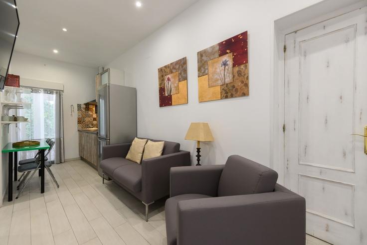 Carabanchel, Madrid에 위치한 Building Calle del Siglo Futuro - for-you-rentals - 1301805 - MAD 아파트의 세련된 인테리어가 돋보이는 거실