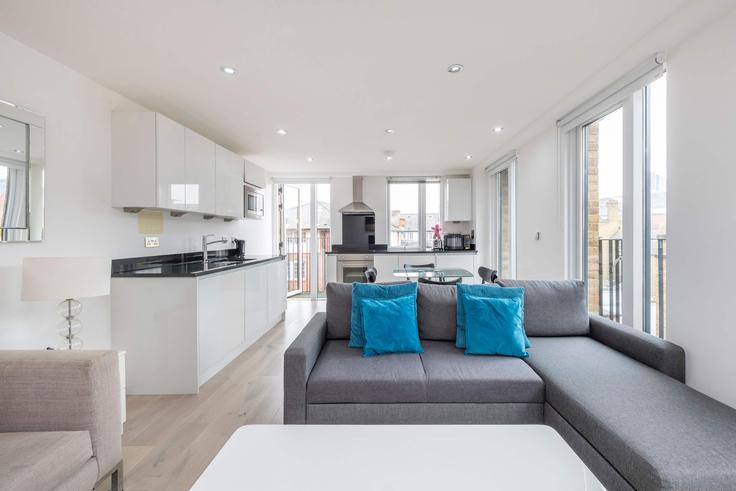 2 apartamento de un dormitorio amueblado en Whittaker Avenue 1028560P , London Borough of Camden, London, foto 1