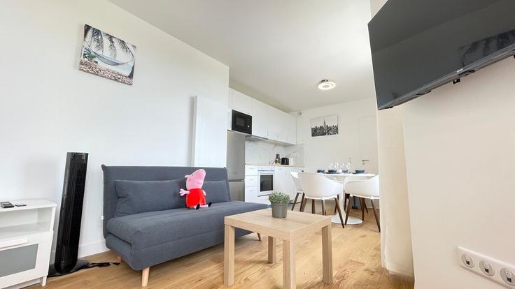 12th arrondissement, Paris에 위치한 Building Rue Théodore-Hamont - full-concierge - 1513009 유닛의 세련된 인테리어가 돋보이는 거실