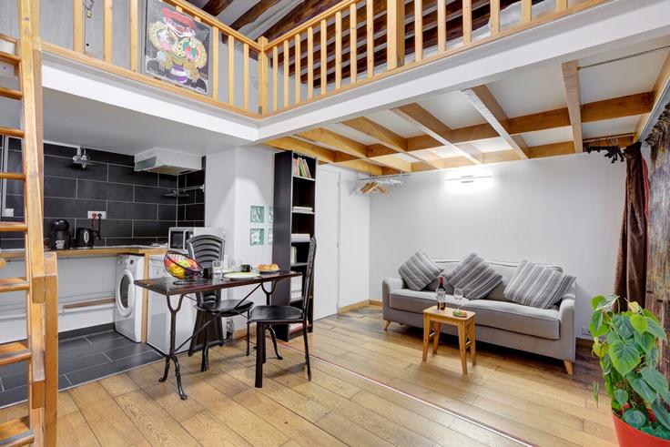 10th arrondissement, Paris에 위치한 Building Rue des Petits Hôtels - full-concierge - 1513006 유닛의 세련된 인테리어가 돋보이는 거실