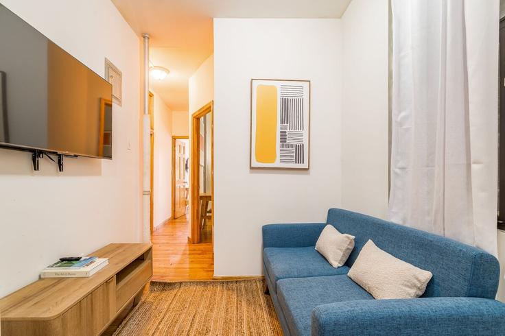 Manhattan, New York에 위치한 Building West 39th Street - furnishedhabitat - 1323939 아파트의 세련된 인테리어가 돋보이는 거실
