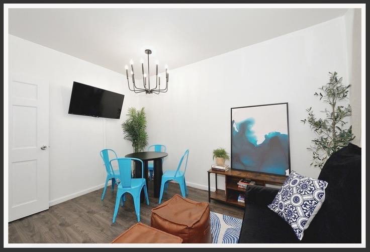 Manhattan, New York에 위치한 Building West 36th Street - furnishedhabitat - 1438794 유닛의 세련된 인테리어가 돋보이는 거실