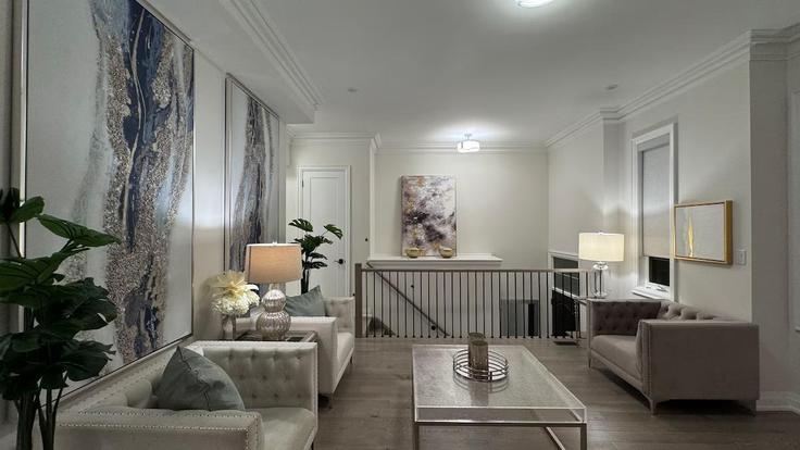 Markham, Markham에 위치한 Building York Regional Road 25 - guanghong-property-management-inc - 1460157 유닛의 세련된 인테리어가 돋보이는 거실