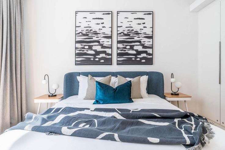 1 yatak odalı mobilyalı daire Tariaq Bedon Esm 1386975P , Bluewaters Island, Dubai, fotoğraf 1