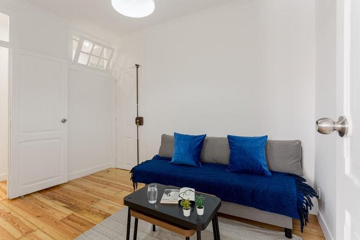 Santa Maria Maior, Lisbon 소재 Building Costa do Castelo - guestready-pt - 1371862 유닛에 마련된, 현대적인 가구로 꾸며진 우아한 디자인의 거실