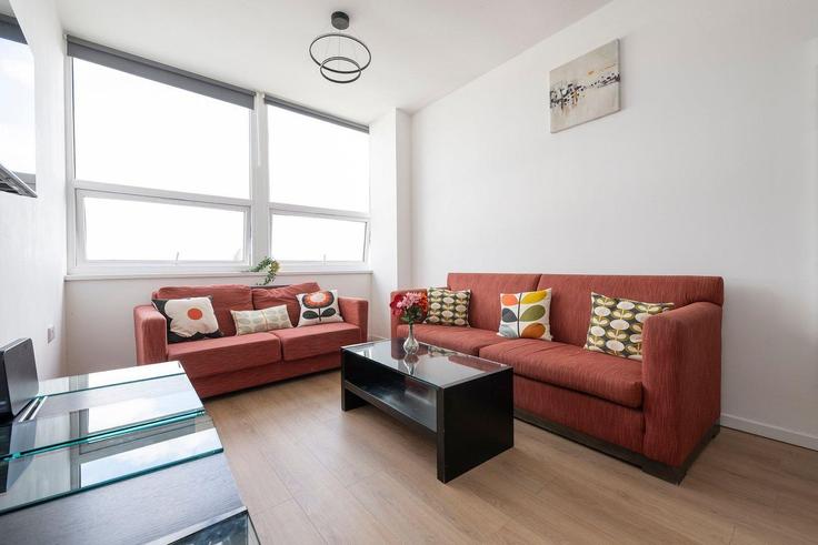 Smethwick Sandwell DistrictのBuilding Halfords Lane - guestready-uk - 1315591 - LONのアパートメントにある、モダンな家具を備えたエレガントなデザインのリビングルーム