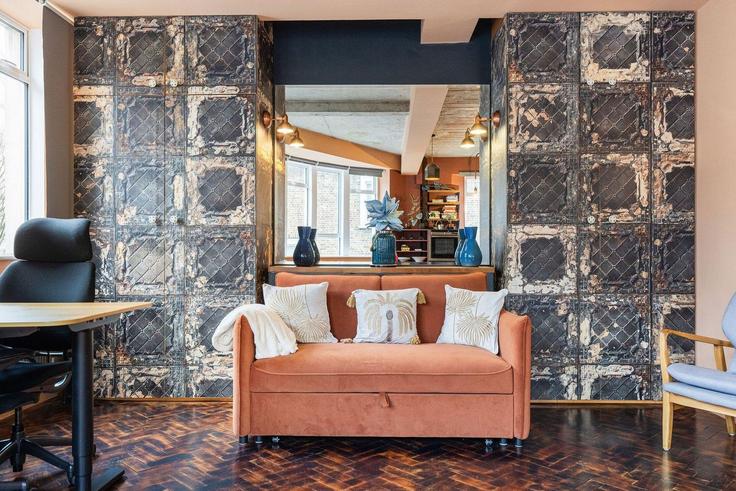 Elegant gestaltetes Wohnzimmer mit moderner Einrichtung in einer Wohnung im Building Saint John Street - guestready-uk - 1311651 - LON in London Borough of Islington, London