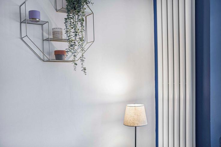 Salle de séjour élégante avec mobilier moderne dans un appartement à Building Wilson Street - guestready-uk - 1496010 à Trafford, Manchester