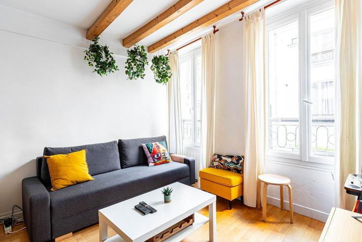 1 quarto mobiliado em apartamentos em Rue Saint Denis 1252715P, 2nd arrondissement, Paris, foto 1