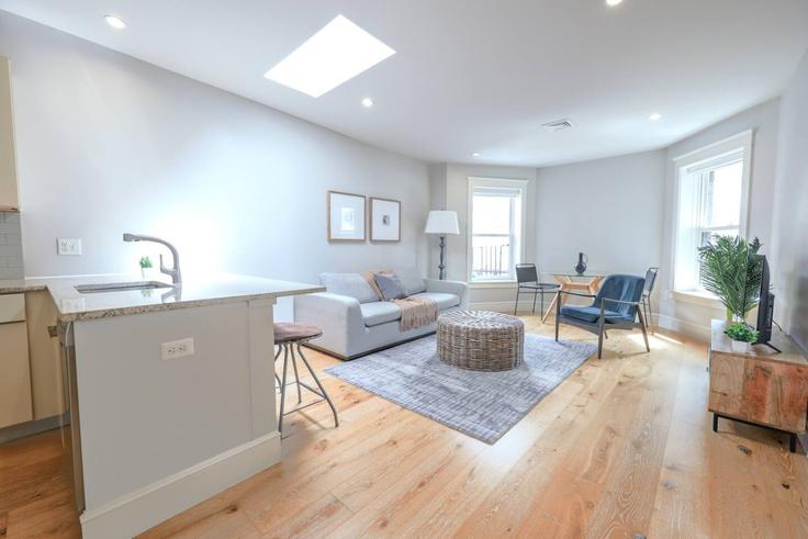 Boston, Boston에 위치한 Building Newbury Street - healinghomesofboston - 1541056 유닛의 세련된 인테리어가 돋보이는 거실