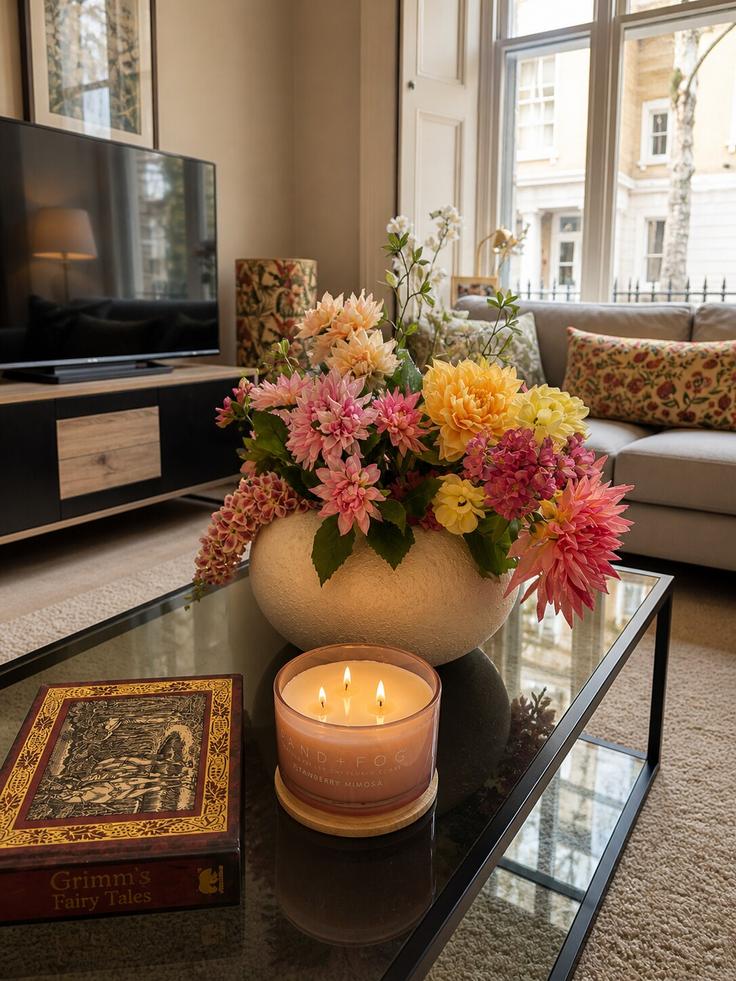 Elegante sala de estar con mobiliario moderno en un apartamento en Building Linden Gardens - heaven-host-limited - 1511205 en City of Westminster, London Elegante sala de estar con mobiliario moderno en un apartamento en Building Linden Gardens - heaven-host-limited - 1511205 en City of Westminster, London