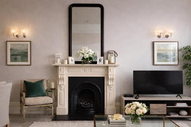 Elegant gestaltetes Wohnzimmer mit moderner Einrichtung in einer Wohnung im Building Linden Gardens - heaven-host-limited - 1511205 in City of Westminster, London Elegant gestaltetes Wohnzimmer mit moderner Einrichtung in einer Wohnung im Building Linden Gardens - heaven-host-limited - 1511205 in City of Westminster, London