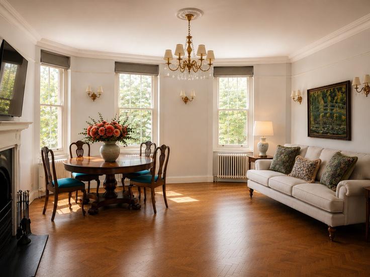 London London Borough of WandsworthのBuilding Oakhill Road - heaven-host-limited - 1625932のアパートメントにある、モダンな家具を備えたエレガントなデザインのリビングルーム London London Borough of WandsworthのBuilding Oakhill Road - heaven-host-limited - 1625932のアパートメントにある、モダンな家具を備えたエレガントなデザインのリビングルーム