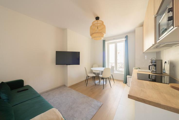 16th arrondissement, Paris에 위치한 Building Boulevard Exelmans - hobe - 1389224 유닛의 세련된 인테리어가 돋보이는 거실