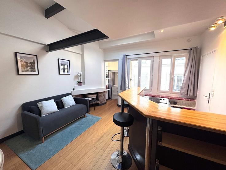 Elegante sala de estar con mobiliario moderno en un apartamento en Building Rue Sedaine - hobe - 1263816 - PAR en 11th arrondissement, Paris