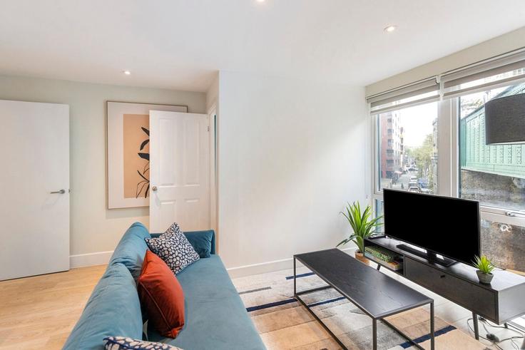 London Borough of Southwark, London에 위치한 Building Wellesley Court - home-to-host-usa - 1466657 유닛의 세련된 인테리어가 돋보이는 거실