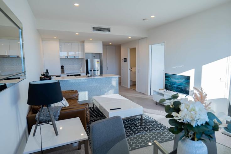 Braddon, Canberra에 위치한 Building Northbourne Avenue - homevacay - 1627226 유닛의 세련된 인테리어가 돋보이는 거실