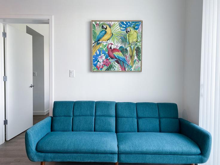 Miami, Miami에 위치한 Building Northwest 3rd Street - hospedanos - 1056511 - MIA 유닛의 세련된 인테리어가 돋보이는 거실 Miami, Miami에 위치한 Building Northwest 3rd Street - hospedanos - 1056511 - MIA 유닛의 세련된 인테리어가 돋보이는 거실