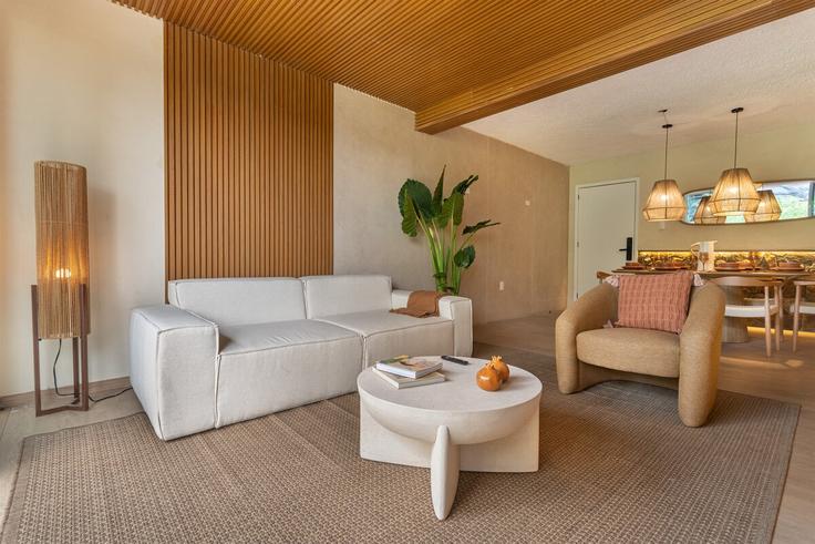 Elegante sala de estar con mobiliario moderno en un apartamento en Building Chihuahua - hostair - 1582651 en Mexico City, Mexico City Elegante sala de estar con mobiliario moderno en un apartamento en Building Chihuahua - hostair - 1582651 en Mexico City, Mexico City