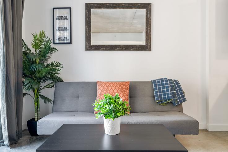 Miami, Miami에 위치한 Building East Flagler Street - hostandkeep - 1044518 - MIA 유닛의 세련된 인테리어가 돋보이는 거실