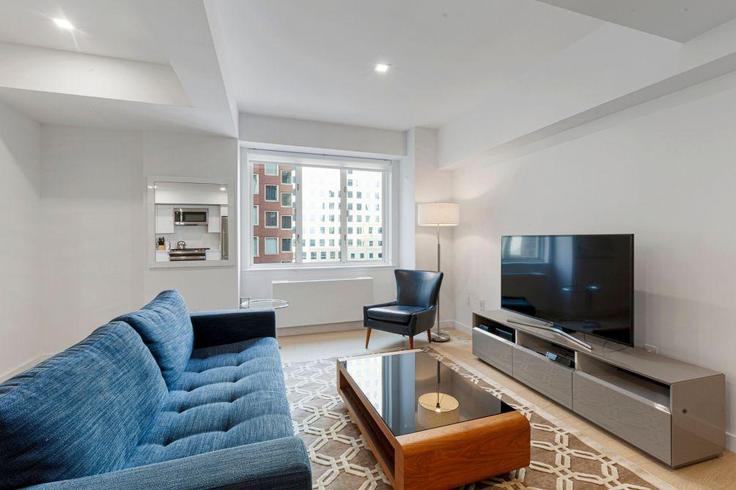 New YorkManhattan의 Rector Place(1268027P)에 위치한 1베드룸 풀퍼니시드 아파트 - 사진1