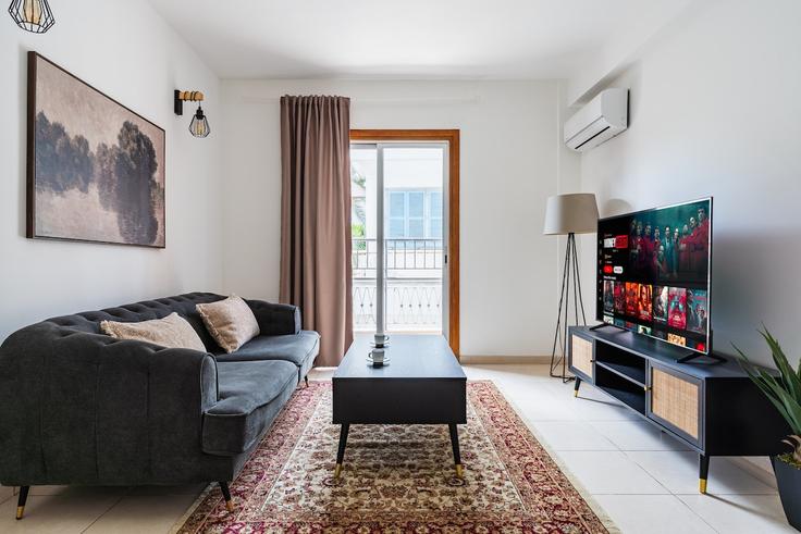 Nicosia, Nicosia에 위치한 Building Ploutarchou - hostyo - 1473059 유닛의 세련된 인테리어가 돋보이는 거실