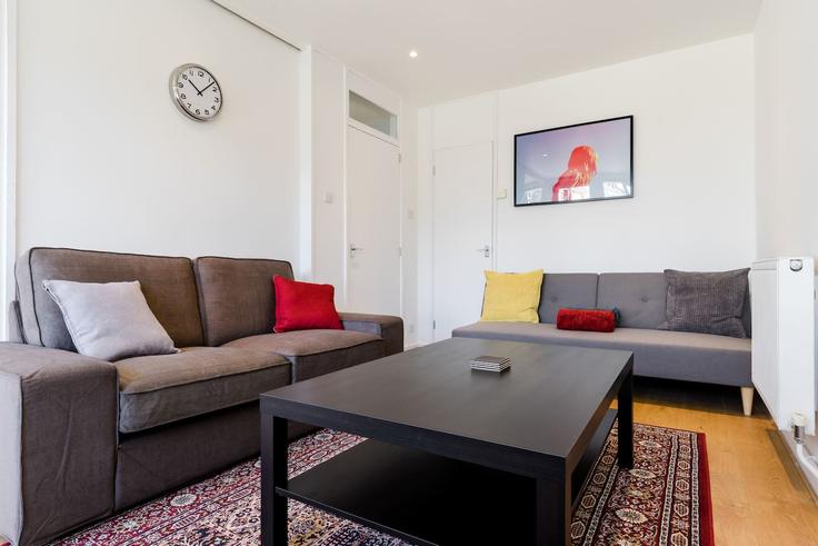 Elegant gestaltetes Wohnzimmer mit moderner Einrichtung in einer Wohnung im Building Hotspur Street - houst - 1033568 - LON in London Borough of Lambeth, London