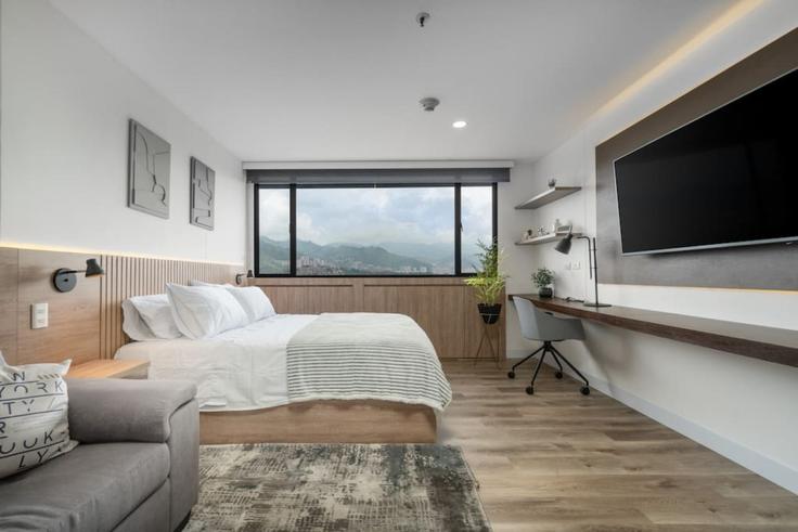 MedellínGuayabal의 Carrera 41(1326887P)에 위치한 1베드룸 풀퍼니시드 아파트 - 사진1 MedellínGuayabal의 Carrera 41(1326887P)에 위치한 1베드룸 풀퍼니시드 아파트 - 사진1