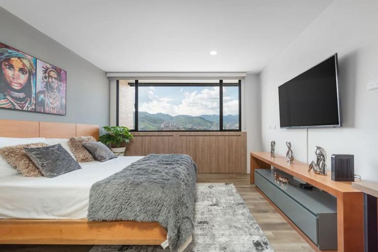 Carrera 47にある1件の寝室・家具付きアパート(1326895P、El Poblado、Medellín)写真 1枚 Carrera 47にある1件の寝室・家具付きアパート(1326895P、El Poblado、Medellín)写真 1枚