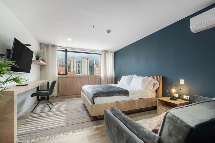 MedellínEl Poblado의 Carrera 47(1326896P)에 위치한 1베드룸 풀퍼니시드 아파트 - 사진1 MedellínEl Poblado의 Carrera 47(1326896P)에 위치한 1베드룸 풀퍼니시드 아파트 - 사진1