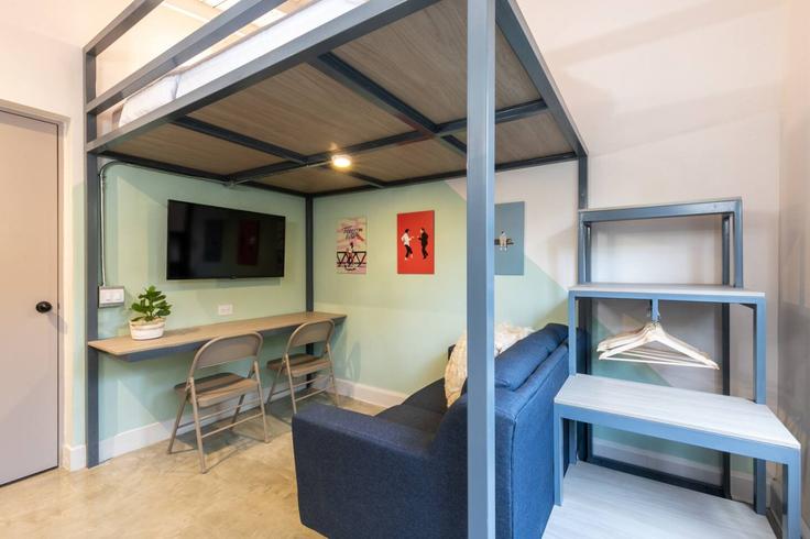 Medellín El PobladoのBuilding Carrera 43D - housy-host - 1327030のアパートメントにある、モダンな家具を備えたエレガントなデザインのリビングルーム Medellín El PobladoのBuilding Carrera 43D - housy-host - 1327030のアパートメントにある、モダンな家具を備えたエレガントなデザインのリビングルーム