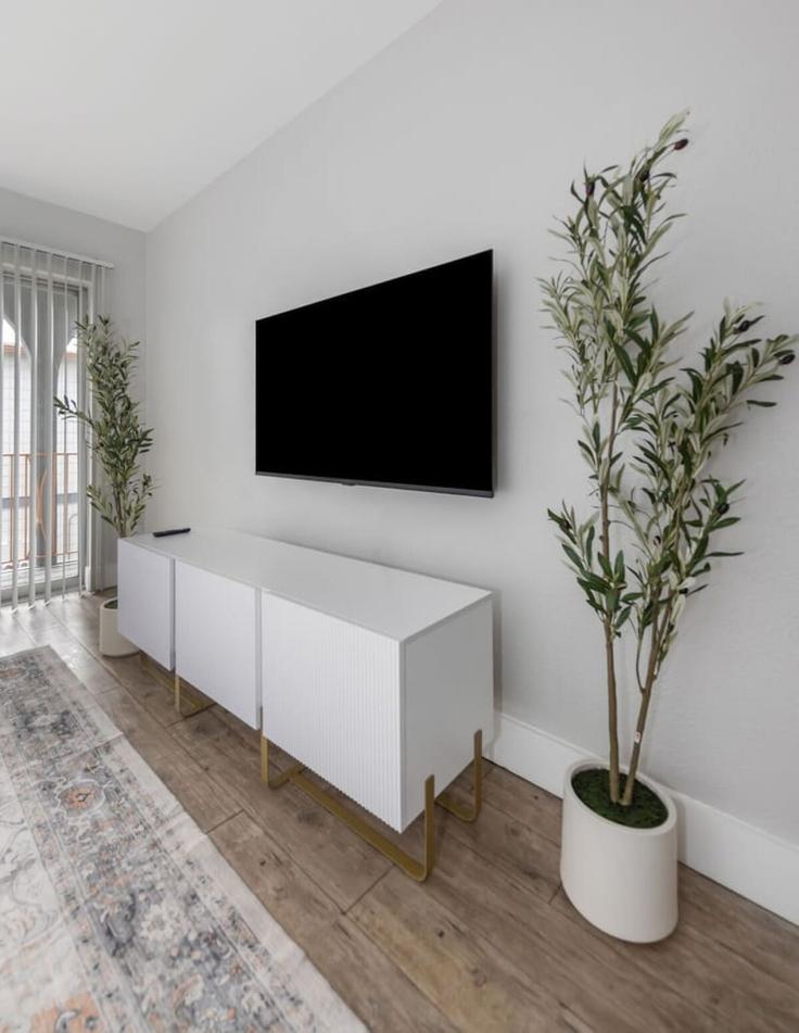 Salle de séjour élégante avec mobilier moderne dans un appartement à Building West Roland Street - ic-property-holdings-llc - 1365972 à Tampa, Tampa Salle de séjour élégante avec mobilier moderne dans un appartement à Building West Roland Street - ic-property-holdings-llc - 1365972 à Tampa, Tampa