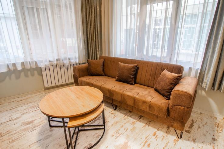 İstanbul BeşiktaşのBuilding Şair Nedim Caddesi - ipmhomes - 1502870のアパートメントにある、モダンな家具を備えたエレガントなデザインのリビングルーム İstanbul BeşiktaşのBuilding Şair Nedim Caddesi - ipmhomes - 1502870のアパートメントにある、モダンな家具を備えたエレガントなデザインのリビングルーム