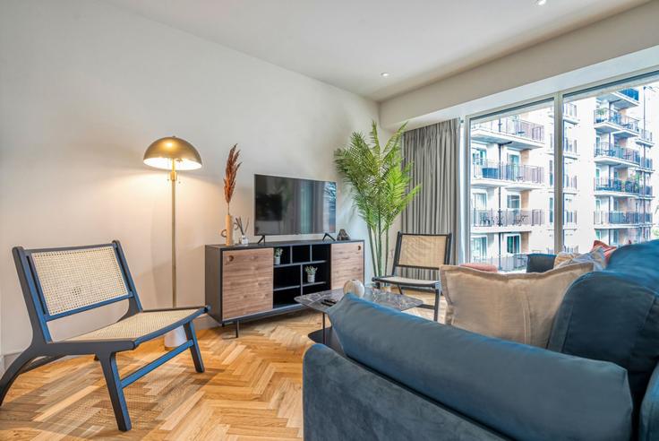 City of Westminster, London에 위치한 Building Greycoat Place - joivy - 1058954 - LON 아파트의 세련된 인테리어가 돋보이는 거실 City of Westminster, London에 위치한 Building Greycoat Place - joivy - 1058954 - LON 아파트의 세련된 인테리어가 돋보이는 거실