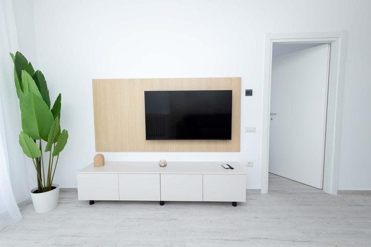 Building Strada Brizei - joy-city-stay - 1272429 - ROU adresindeki bir dairede modern mobilyalarla zarif bir şekilde tasarlanmış oturma odası Constanța, Constanța