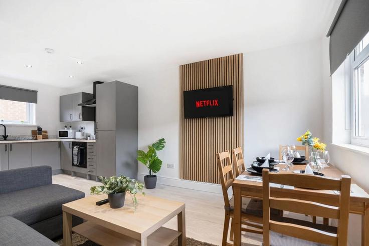 North Tyneside District, Newcastle upon Tyne에 위치한 Building Garth Twenty Four - jozef-toth - 1507968 유닛의 세련된 인테리어가 돋보이는 거실