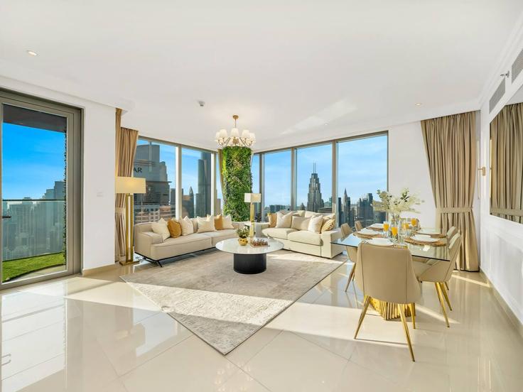 2 chambre appartement meublé à Dubai Fountain Street 1232672P , Business Bay, Dubai, photo 1