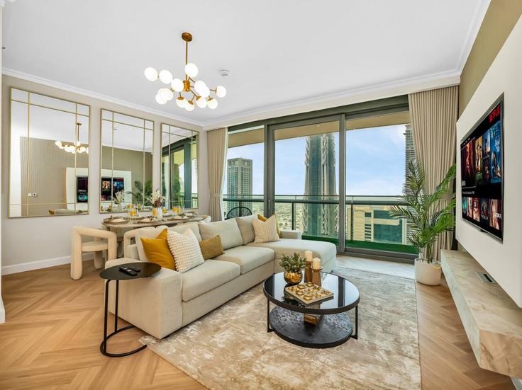 2 apartamento de un dormitorio amueblado en Sheikh Mohammed bin Rashid Boulevard 1254542P , Downtown Dubai, Dubai, foto 1