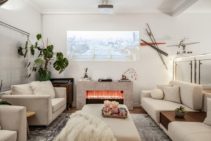 Building Princes Gate Mews - kenton-hostaway - 1056556 - LON adresindeki bir dairede modern mobilyalarla zarif bir şekilde tasarlanmış oturma odası City of Westminster, London