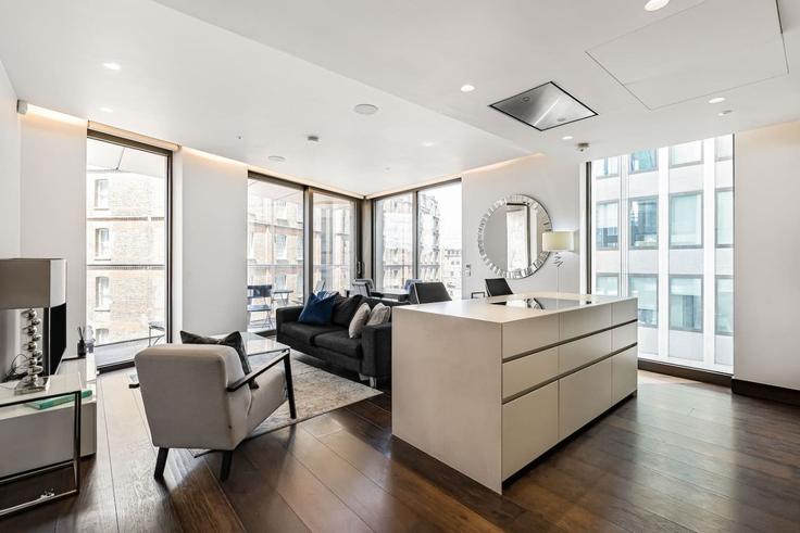 Salle de séjour élégante avec mobilier moderne dans un appartement à Building Victoria Street - kenton-hostaway - 1581368 à City of Westminster, London Salle de séjour élégante avec mobilier moderne dans un appartement à Building Victoria Street - kenton-hostaway - 1581368 à City of Westminster, London