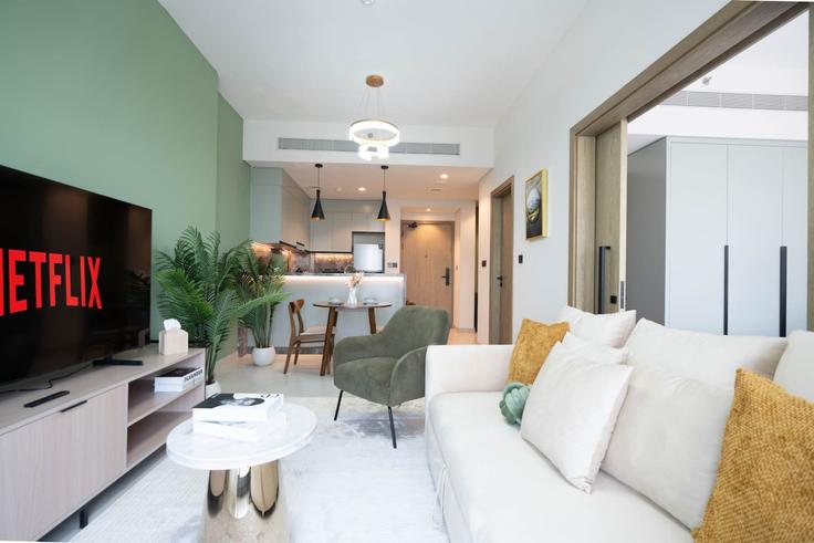 1 apartamento de un dormitorio amueblado en Hessa Street 1261316P , Dubai, Dubai, foto 1
