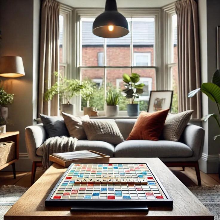 Sala de estar elegantemente projetada com móveis modernos em um apartamento no Building East Stewart Street - klass-living-ltd - 1424243 em Cliftonville, Coatbridge