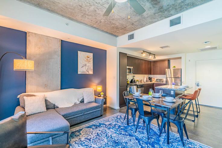 Phoenix, Phoenix에 위치한 Building North 4th Street - klvg-properties - 1263022 - USA 아파트의 세련된 인테리어가 돋보이는 거실