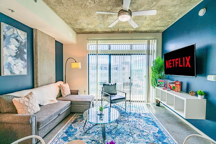 Phoenix, Phoenix에 위치한 Building North 3rd Street - klvg-properties - 1263032 - USA 아파트의 세련된 인테리어가 돋보이는 거실