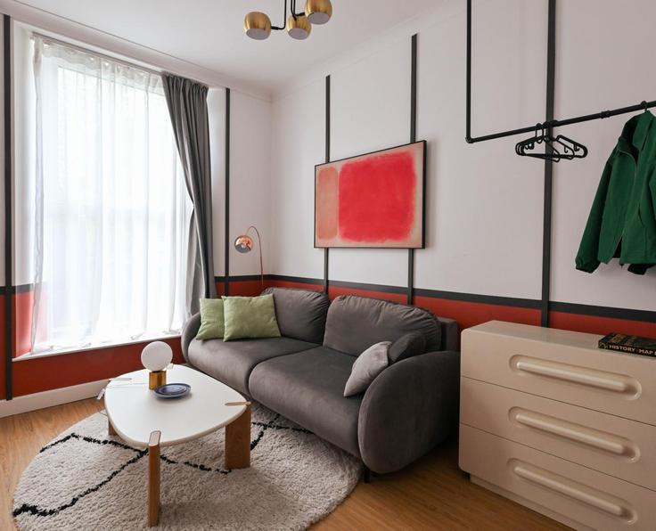 Building City Garden Row - kmipropertymanagement - 1357113 adresindeki bir dairede modern mobilyalarla zarif bir şekilde tasarlanmış oturma odası London Borough of Islington, London Building City Garden Row - kmipropertymanagement - 1357113 adresindeki bir dairede modern mobilyalarla zarif bir şekilde tasarlanmış oturma odası London Borough of Islington, London