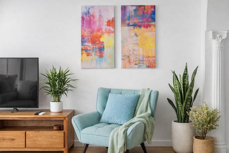 Salle de séjour élégante avec mobilier moderne dans un appartement à Building Esplanade - lane-property - 1497058 à Surfers Paradise, Gold Coast