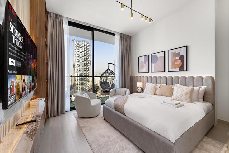 1 möblierte Einzimmerwohnung in Assel Blvd 1225514P , Jumeirah Village, Dubai, Foto 1